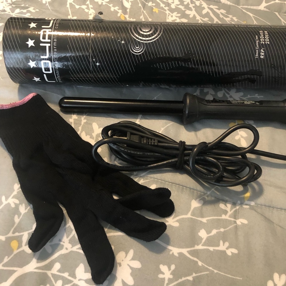 Royals Tourmaline 19mm professional curling iron